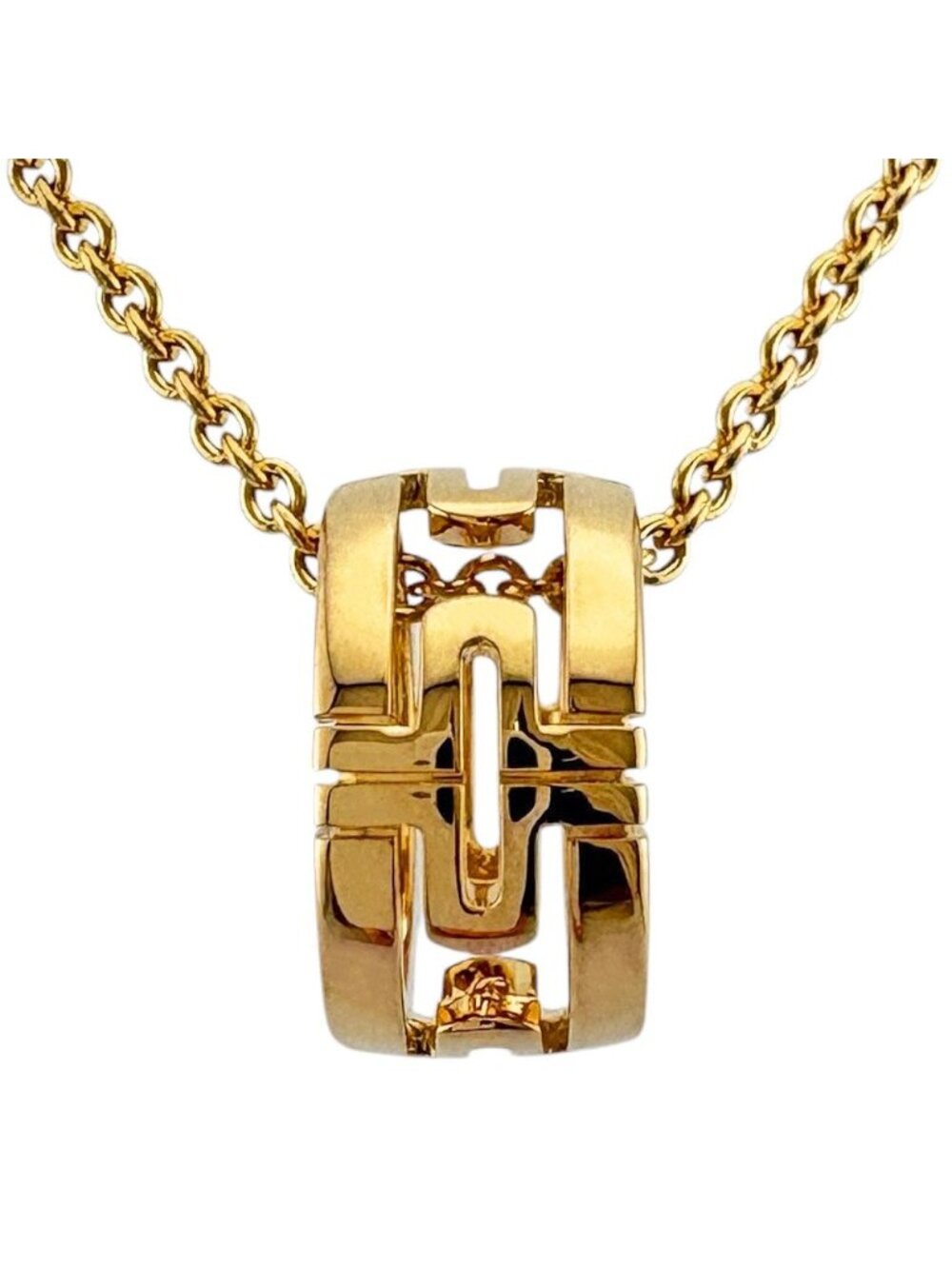 Bvlgari Open Parents Necklace 18k Yellow Gold